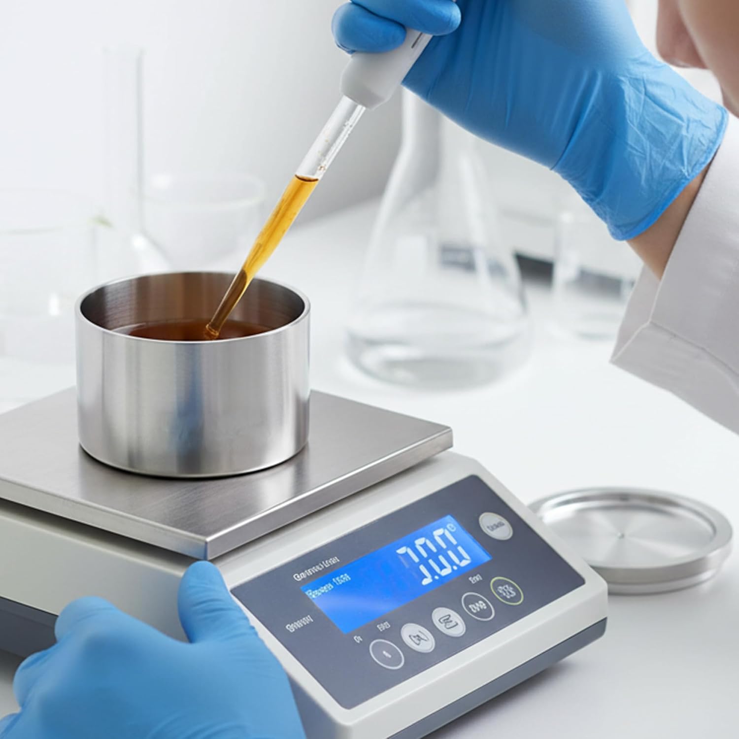 37ml Paint Density Specific Gravity Cup, Stainless Steel Paint Density Cup, Paint Density Tester Determiner Liquid Pycnometer Densimeter