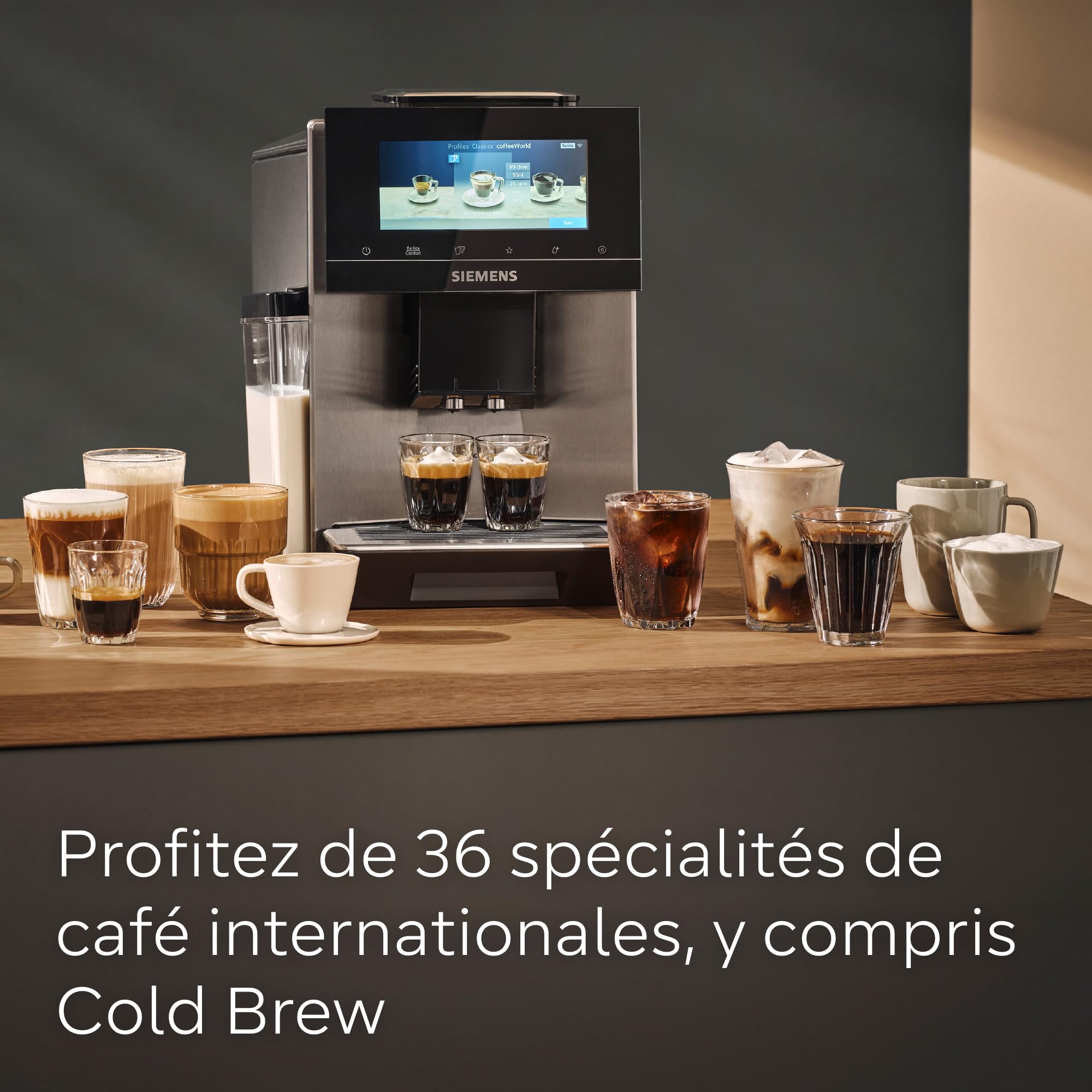 SIEMENS TQ903R03 EQ900 - Machine à café automatique, autoMilk Clean