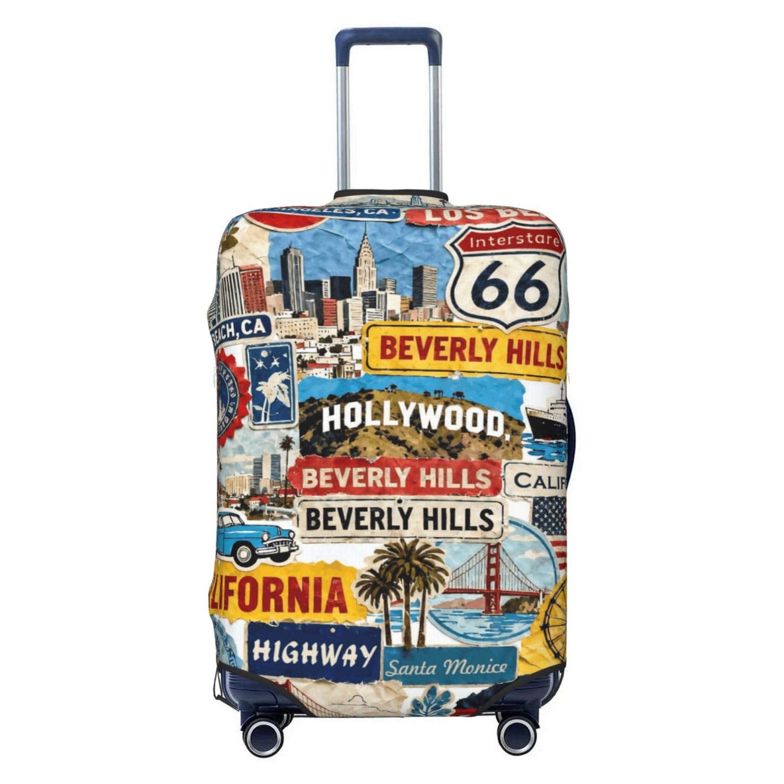 Travel Location Travel Luggage Cover Luggage Suitcase Protector L Fit Baggage Size 25-28 In