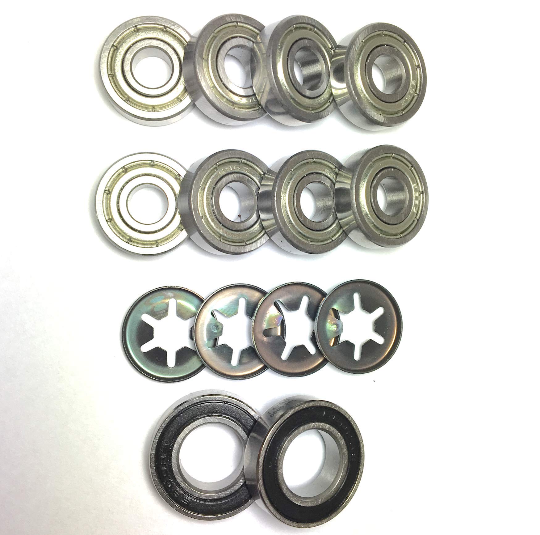 EcoBio Roulements à Bille Set pour: Roues Avant, essieux Avant et Arbre de Broche de Moteur - Kit de réparation pour: Husqvarna