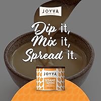 Vista 5 de Joyva Tahini de sésamo Latas de 15 onzas Puré de semillas de sésamo tostado 100% puro Suave como la seda y cremoso Suavemente nuez