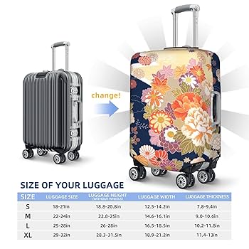 Amazon.co.jp: スーツケースカバー キャリーカバー 和柄 和風