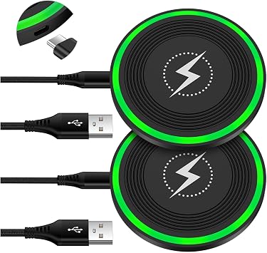 Fast Wireless Charging Pad for Samsung Galaxy S26/S25 Edge/S25 Ultra/S25+/S24 FE/Z TriFold/Z Fold7/Z Flip7, 2Pack 15W Fast Wireless Android Charger Station for Google Pixel 10a 9a 8a, iPhone 16 Pro 15