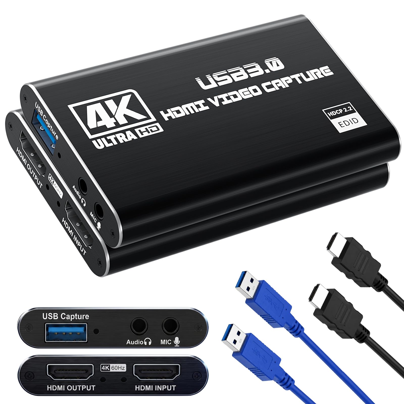 Amazon.com: Guermok USB 3.0 HDMI Capture Card, 1080P 60FPS & 2K30