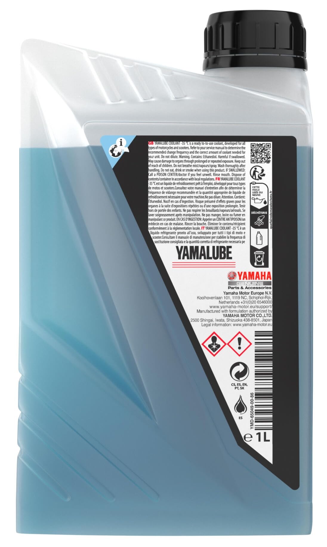 Refrigerante per Motociclette Yamaha Yamalube 1 Litro YMD-650490084