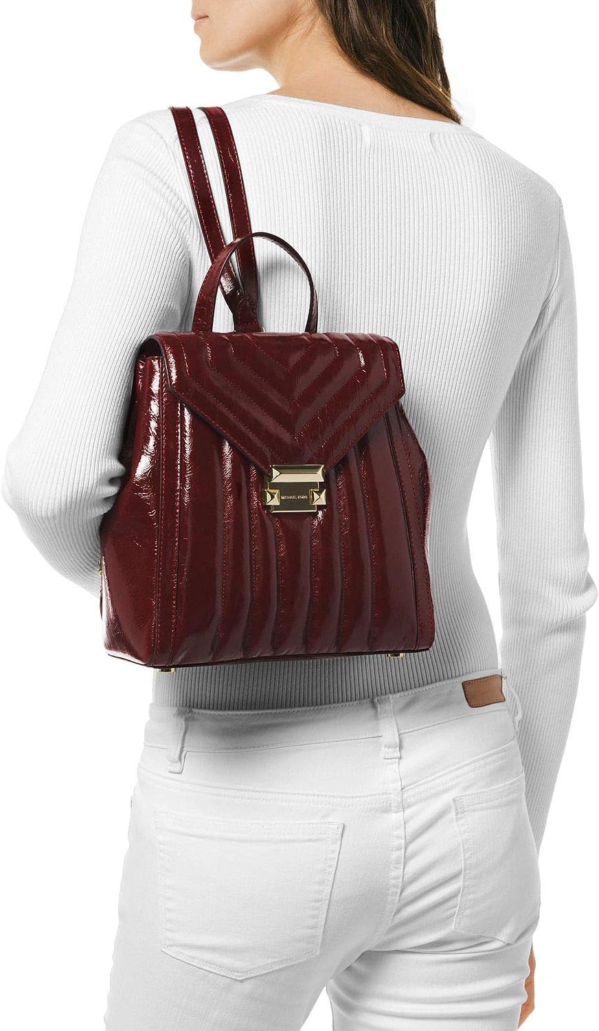 black backpack coach