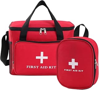 2stk Erste Hilfe Tasche Leer Medikamententasche Reiseapotheke Tasche