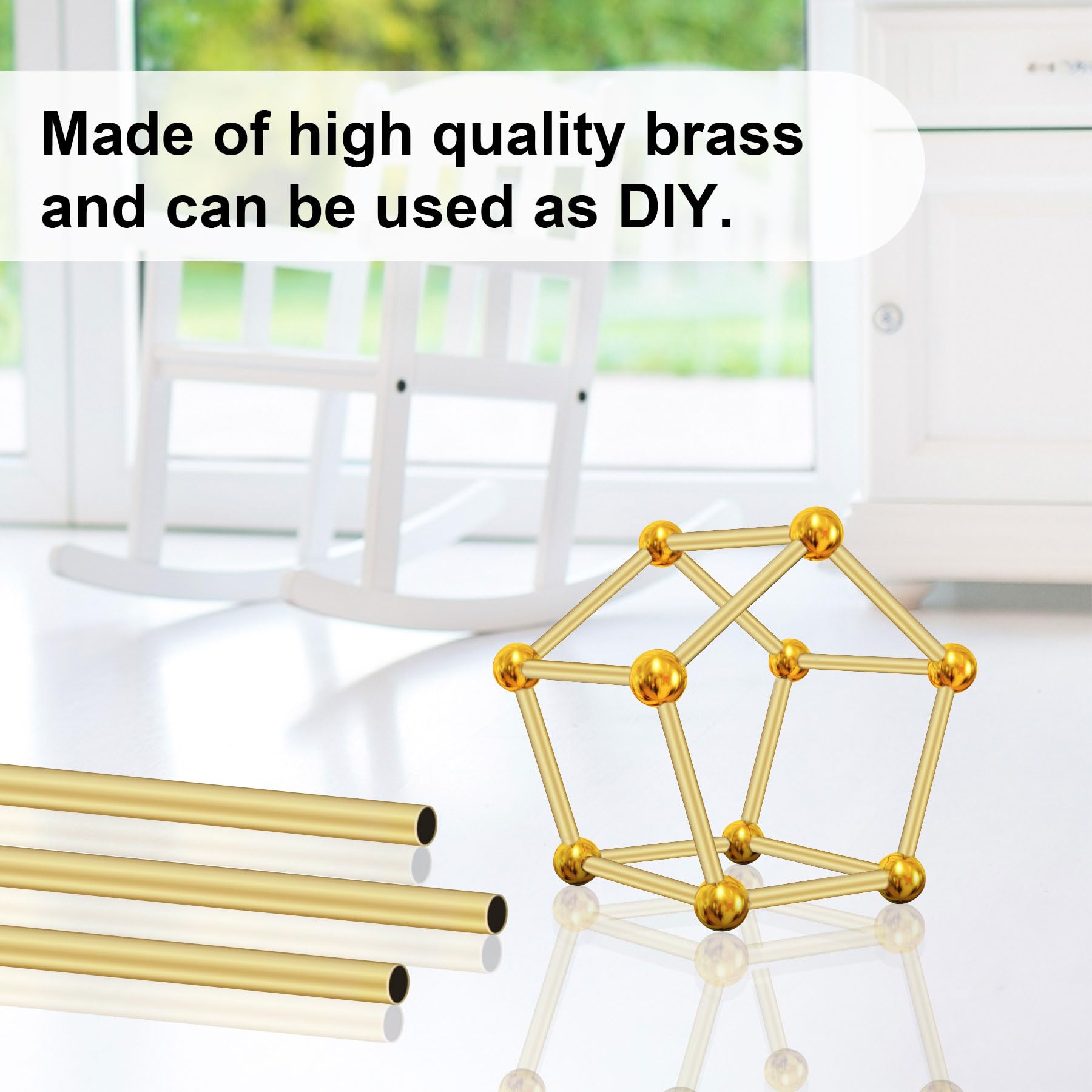 Tubi In Ottone Rotondi Senza Cuciture - 4mm Diametro, 200mm Lunghezza, Per Fai Da Te - Foto 8