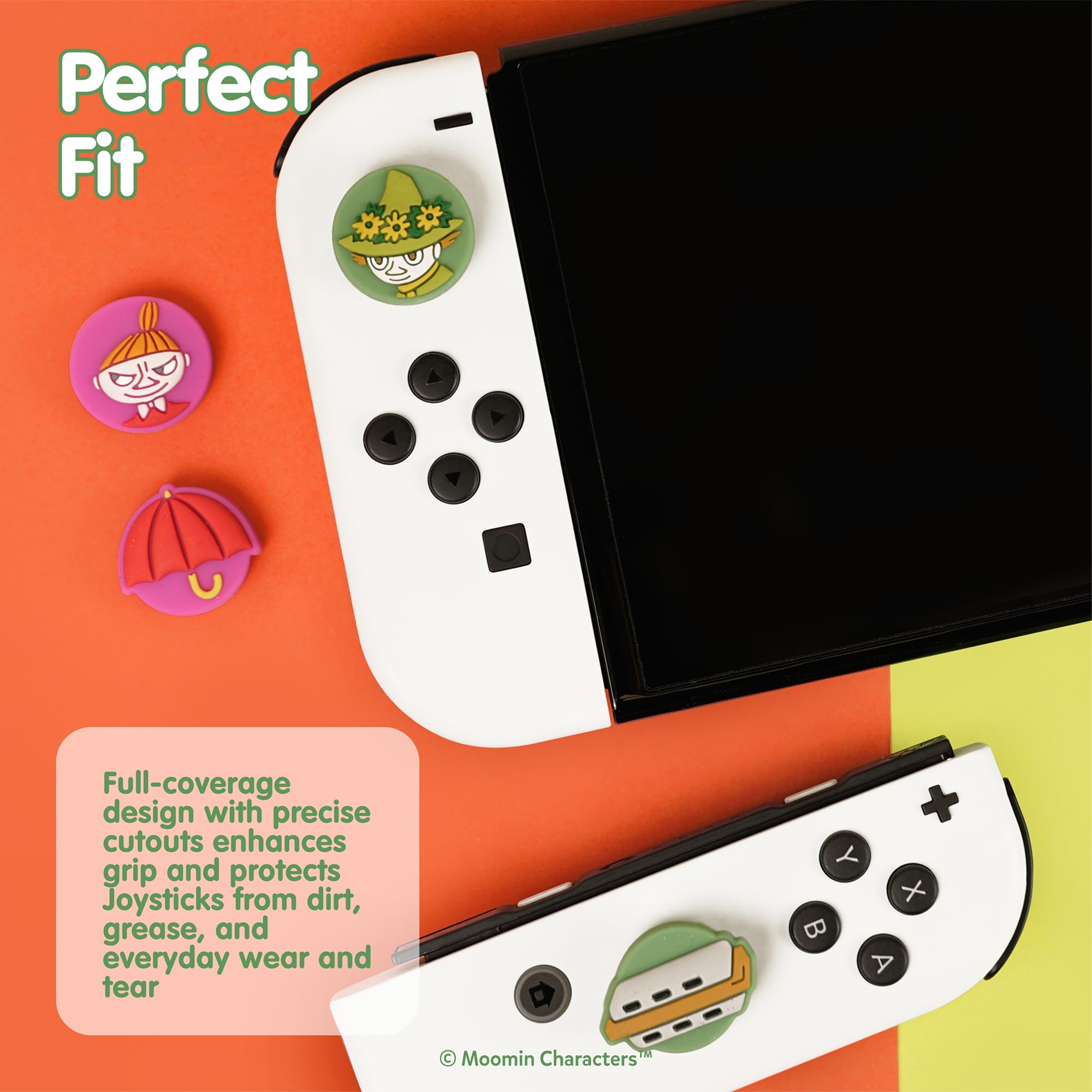 Nintendo Switch 本体＋リングフィット＋コントローラー＋カバー Amazon.com: Hamee Moomin Thumb Grips Compatible with Nintendo