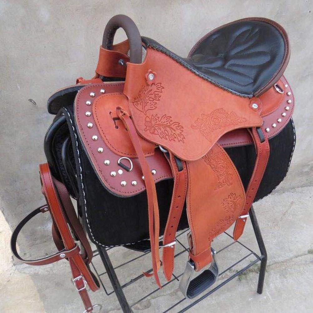 Buy GCSEY Horse Saddle Set, Equestrian Western Saddle Saddle Full Set