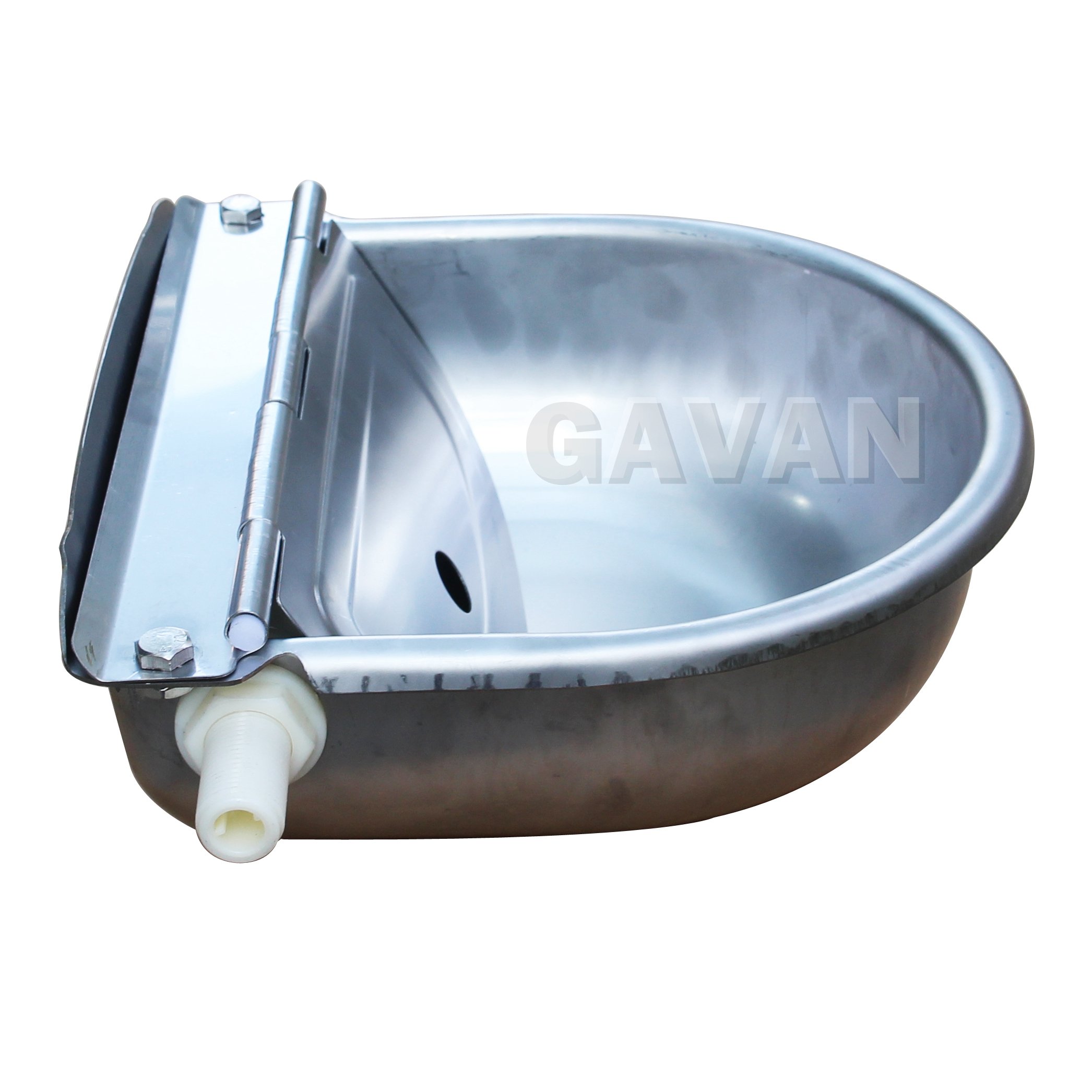 GAVAN Abbeveratoio Automatico in 304 Acciaio Inox per Cani, Cavalli, Mucca, Ovini ECC (spediti dalla Francia)