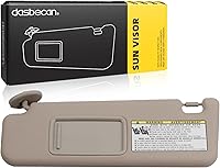 Dasbecan Beige Left Driver Sun Visor for Toyota 4Runner 2004-2008 | Replaces 74320-3D050 OEM Replacement