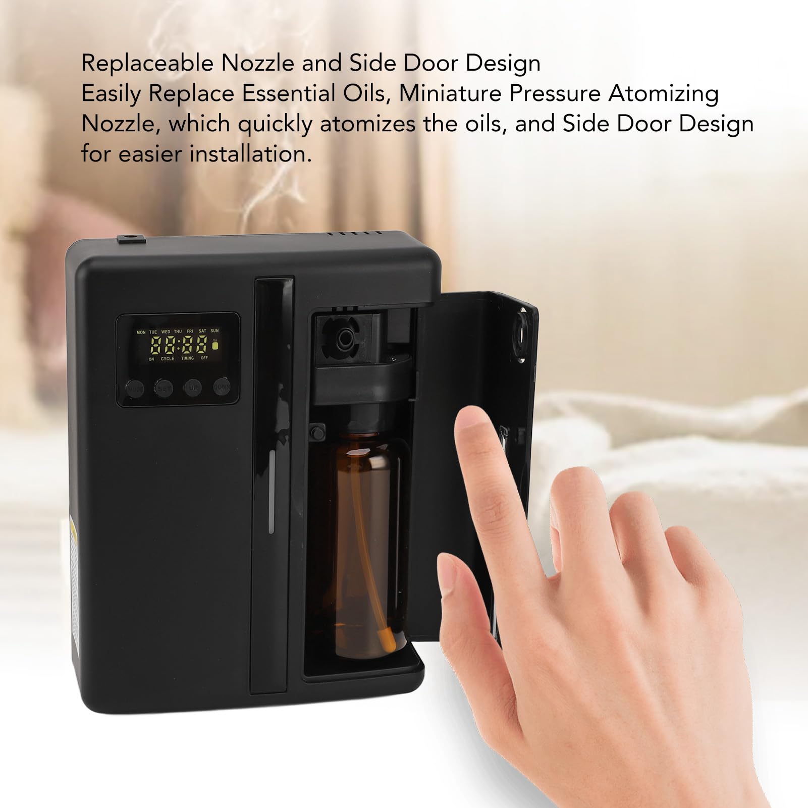 USMLMOOT Smart Scent Air Machine For Home - Waterless Essential Oil Diffuser With Cold Air Diffusion Technology, HVAC Scent Diffuser 300ml For Large Room, Professional Atomizing Cover Up To 2,000 SF