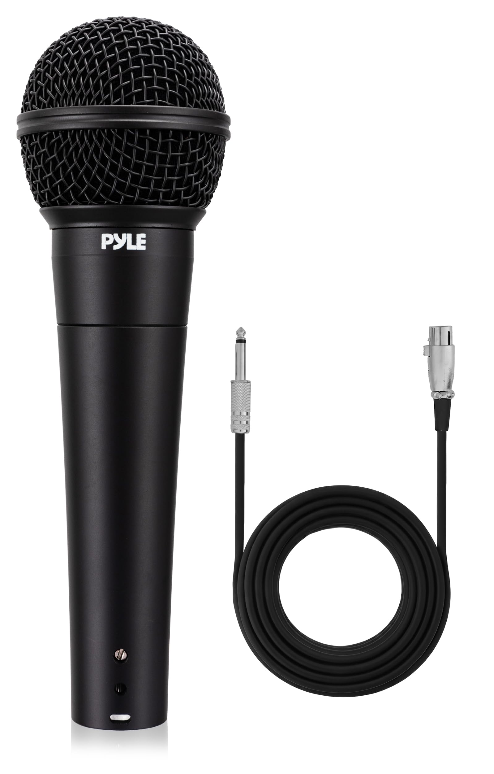 Pyle Dynamic Microphone | Cardioid Wired Karaoke Mic with 15ft Cable