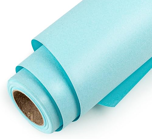 Homeral Rollo de papel de regalo plateado mate, 46.8 pies cuadrados (17 pulgadas x 32.8 pies), color sólido para Navidad, cumpleaños, boda, baby