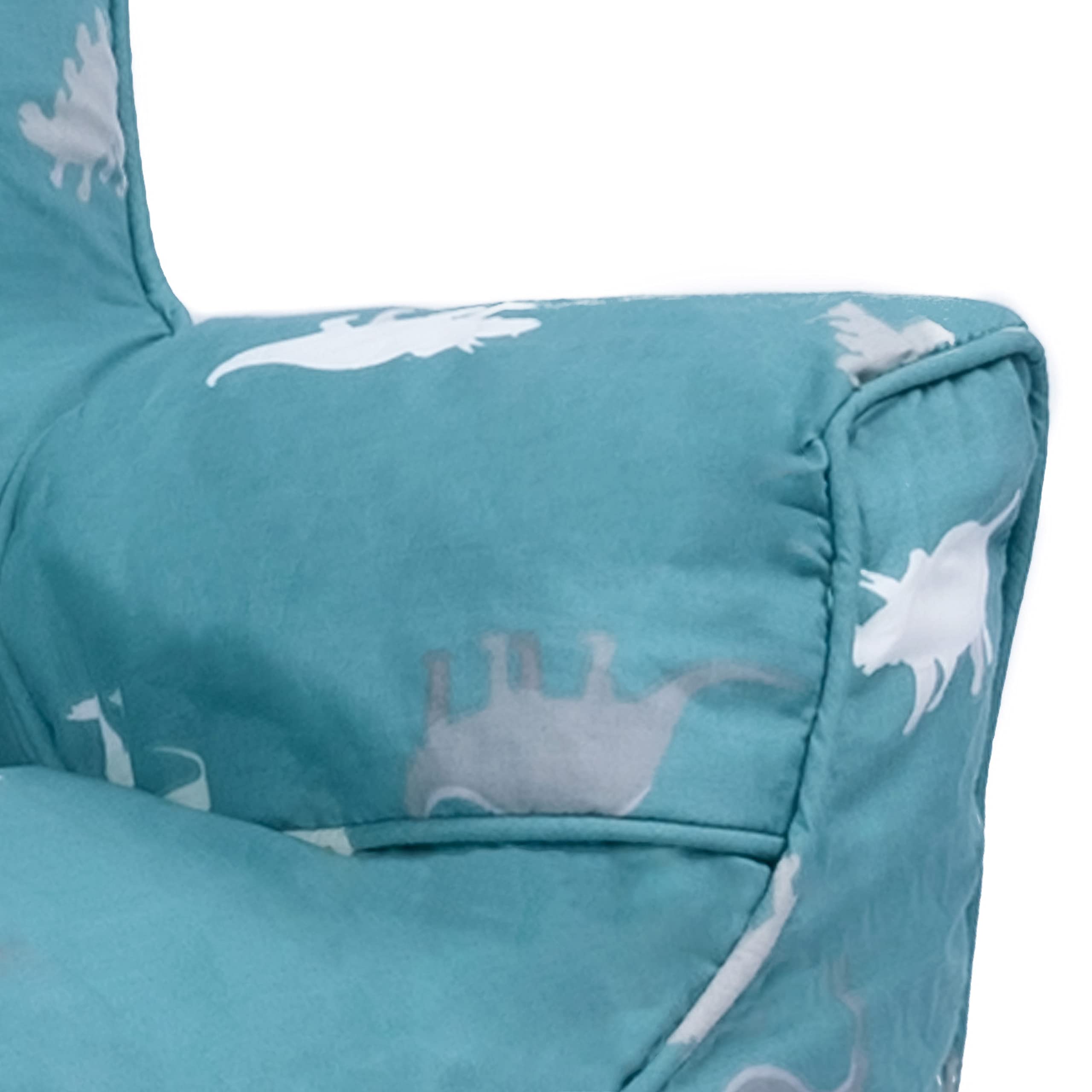 Ready Steady Bed Poltrona per bambini, pouf, comoda mobilia per bambini, morbida e sicura per bambini, per sala giochi, sedia ergonomica (Rex)