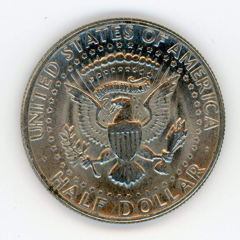1974 D Kennedy Double Die Obverse Half Dollar AU-58 at Amazon's