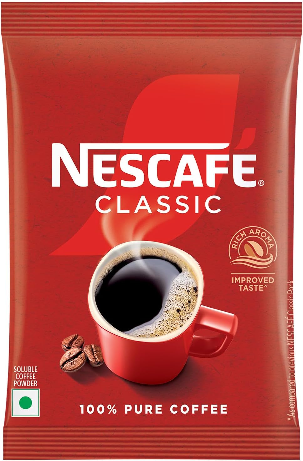 NESCAFE Classic Instant Coffee Powder | Great start to your morning | 100% Pure Coffee | 45g Pouch