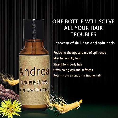 Miniatura 2 de Andrea tratamiento esencial para el crecimiento del cabello y pérdida del cabello de jengibre y ginseng para crecimiento tupido de cabello por 20 ml