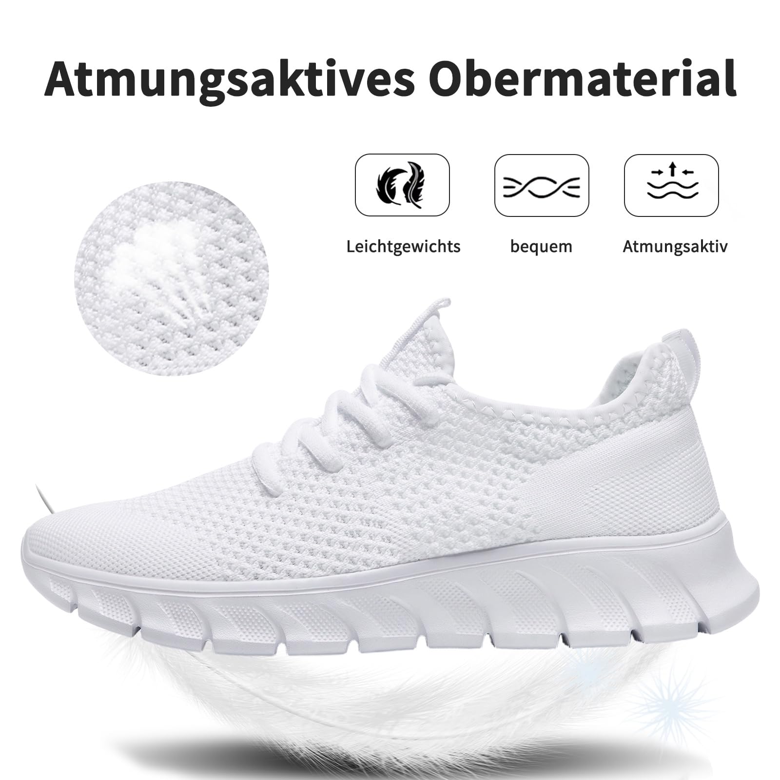 Damen Herren Sportschuhe Laufschuhe Turnschuhe Sneaker Running Tennisschuhe Unisex Freizeit Straßenlaufschuhe Walkingschuhe Fashion Leichtgewichts Atmungsaktiv Fitnessschuhe