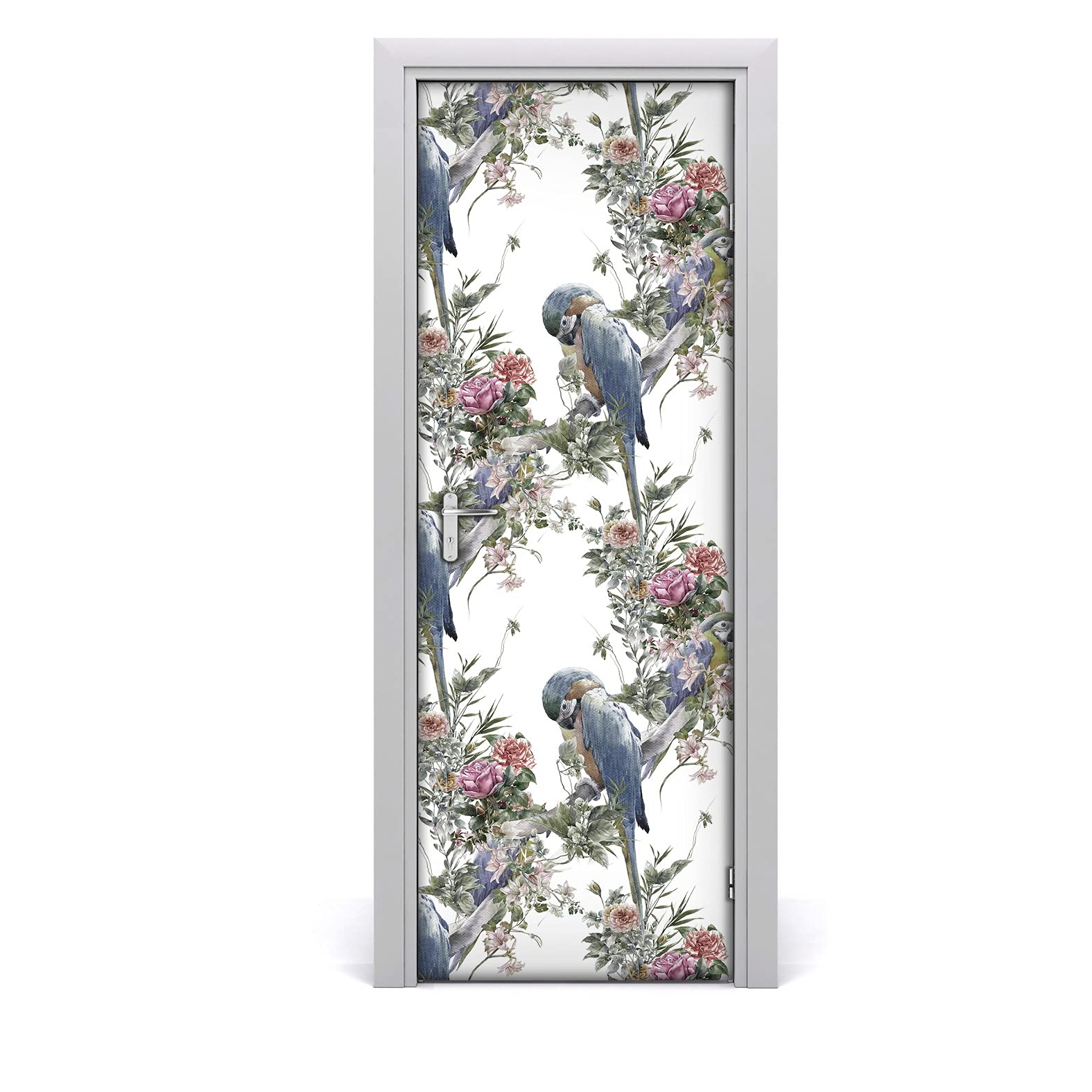 Autocollant de porte perroquet Coloray 85x200 Magic-Stick papier peint