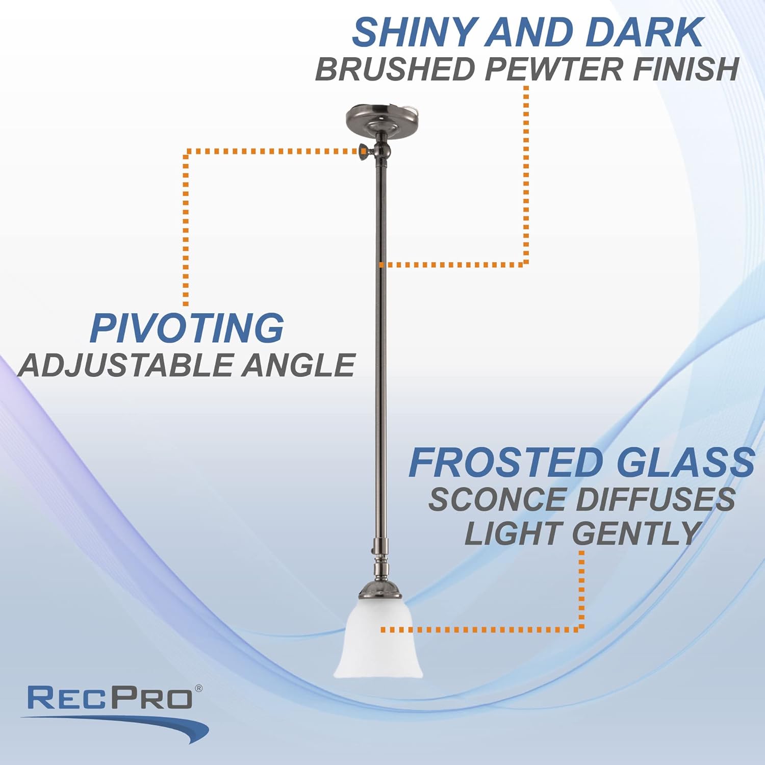 RecPro RV Pendant 12V Ceiling Light
