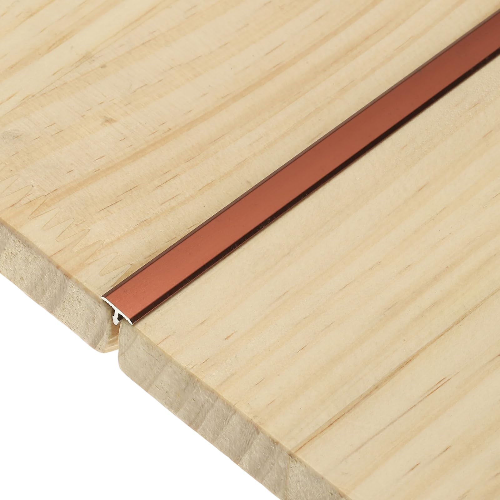 sourcing map T-Molding Transition Strips, 9m x 8mm (L x W) Aluminium Alloy Floor Flat Divider Strip Vinyl Flooring Edging Trim for Floor Gaps Doorways, Matte Red