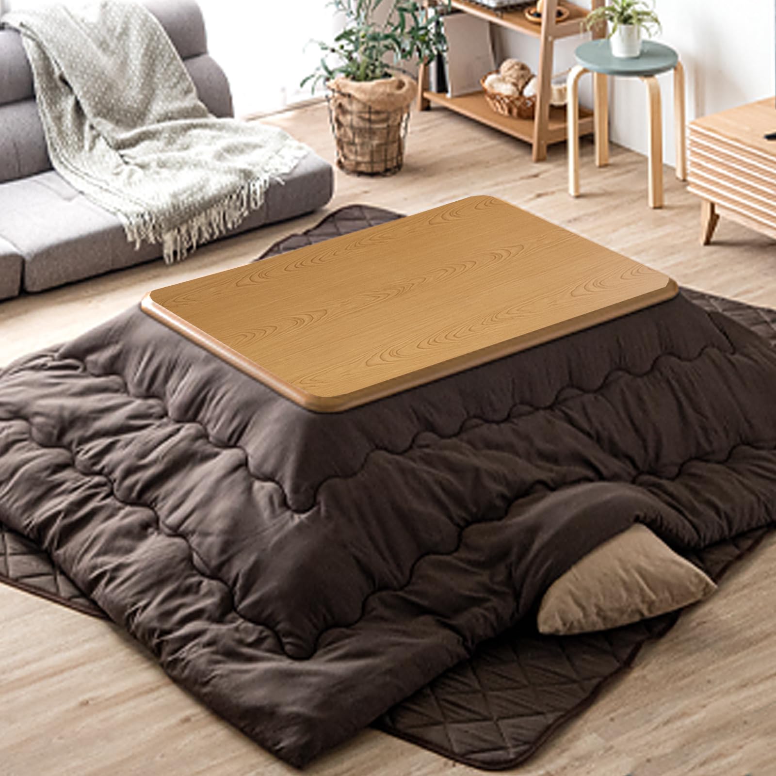 ［2点セット］ダンスのゲン600W ハロゲンヒーター こたつ＆掛け布団 2点セット］ダンスのゲン600W ハロゲンヒーター こたつ＆掛け布団