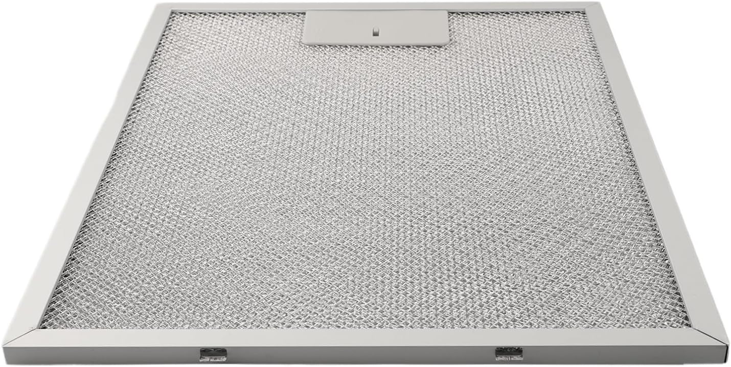 Cooker Hood Grease Filters, Silver Metal Mesh Extractor Vent Filters, Range Hood Replacement Parts Filters Accessories, 340x270x9mm(5)
