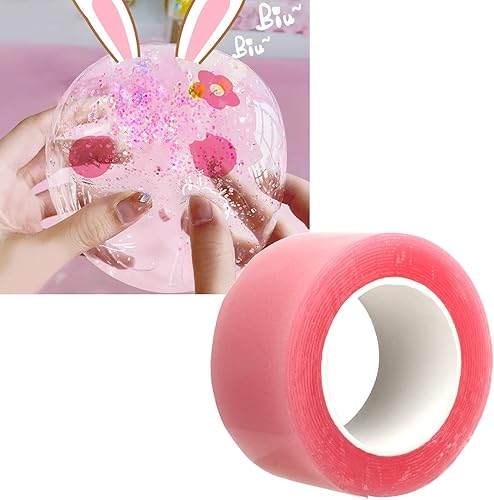 Miniatura 4 de Kit de burbujas de nano cinta, cinta elástica, globo de cinta nano para bricolaje, cinta transparente, kit de manualidades de burbujas con cinta