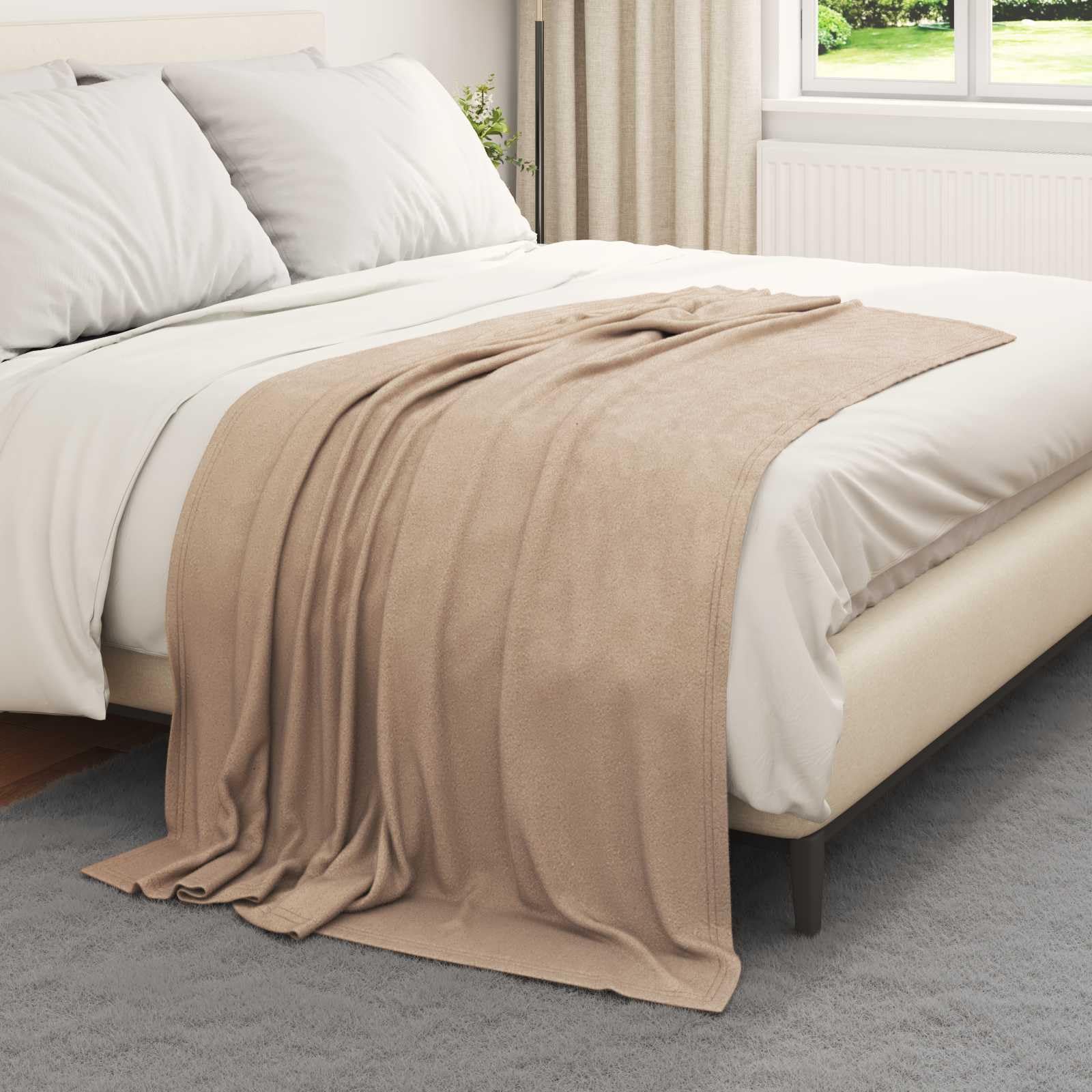 Koc do mieszkania, 6 sztuk, z polaru, 170 x 130 cm, miękki, ciepły, uniwersalny, na sofę, do sypialni, salonu, na kemping, do podróży
