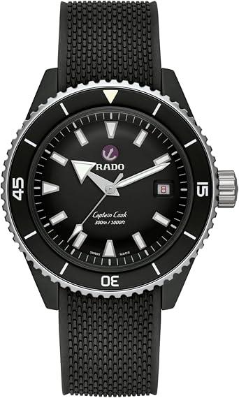 Rado Captain Cook High-Tech Ceramic Automatic 43 mm, Black