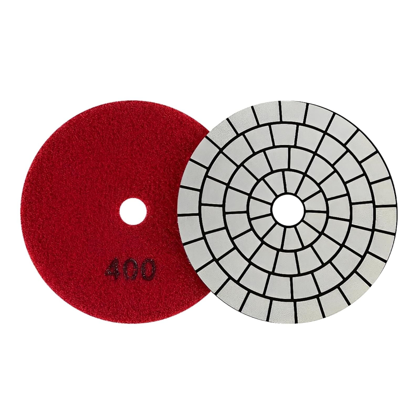 Electroplated Diamond Sanding Pad, 400Grit 4inch 100mm Grinding Disc Hook and Loop Backing for Stone Tile Glass Trimming & Metal Polishing & Wood Sanding (1 Piece)