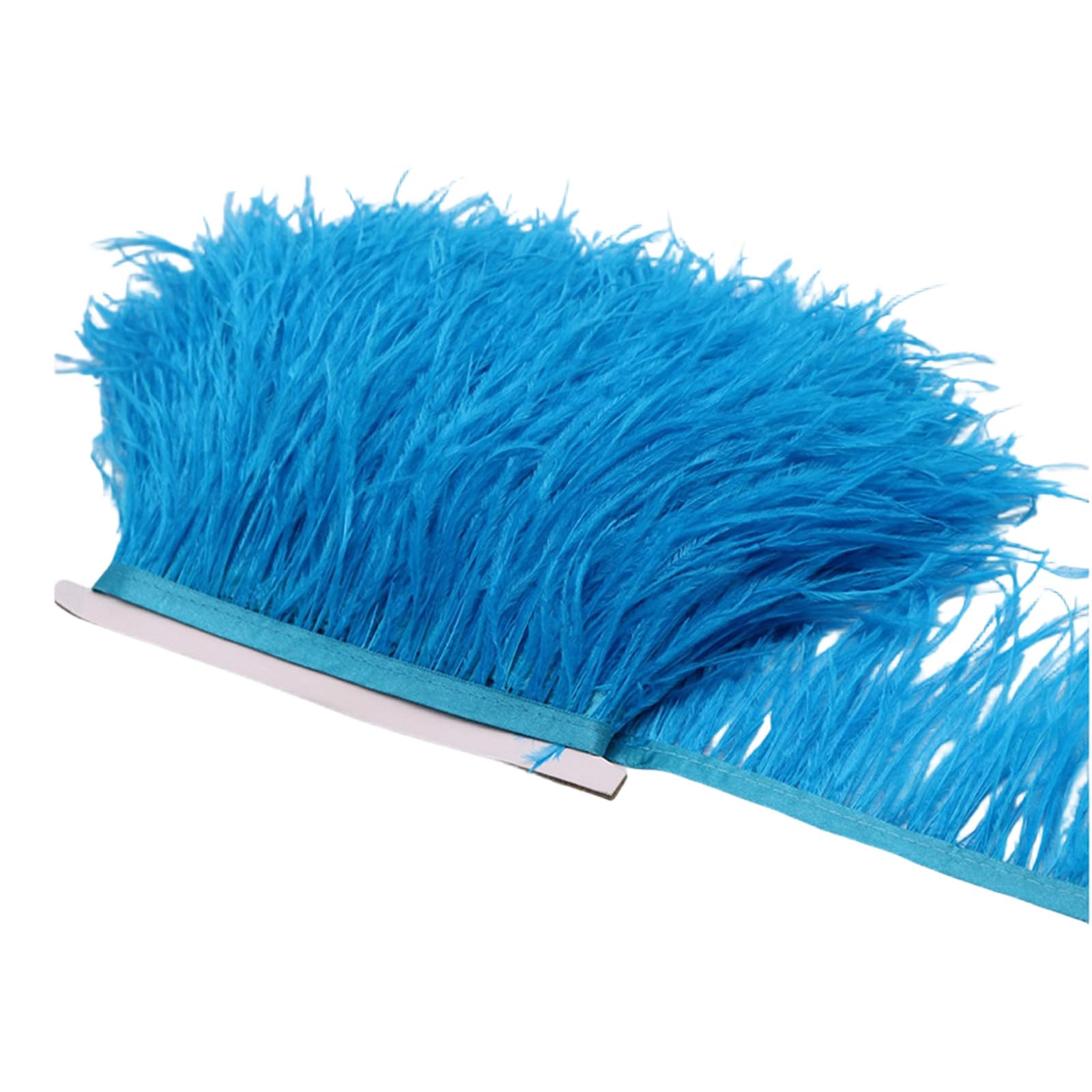 Qusinfc 8 to 10Cm Colorful Ostriches Indumentum Trim Long Tassels Indumentum Ribbon Fringes Trim for and Costume Accessories
