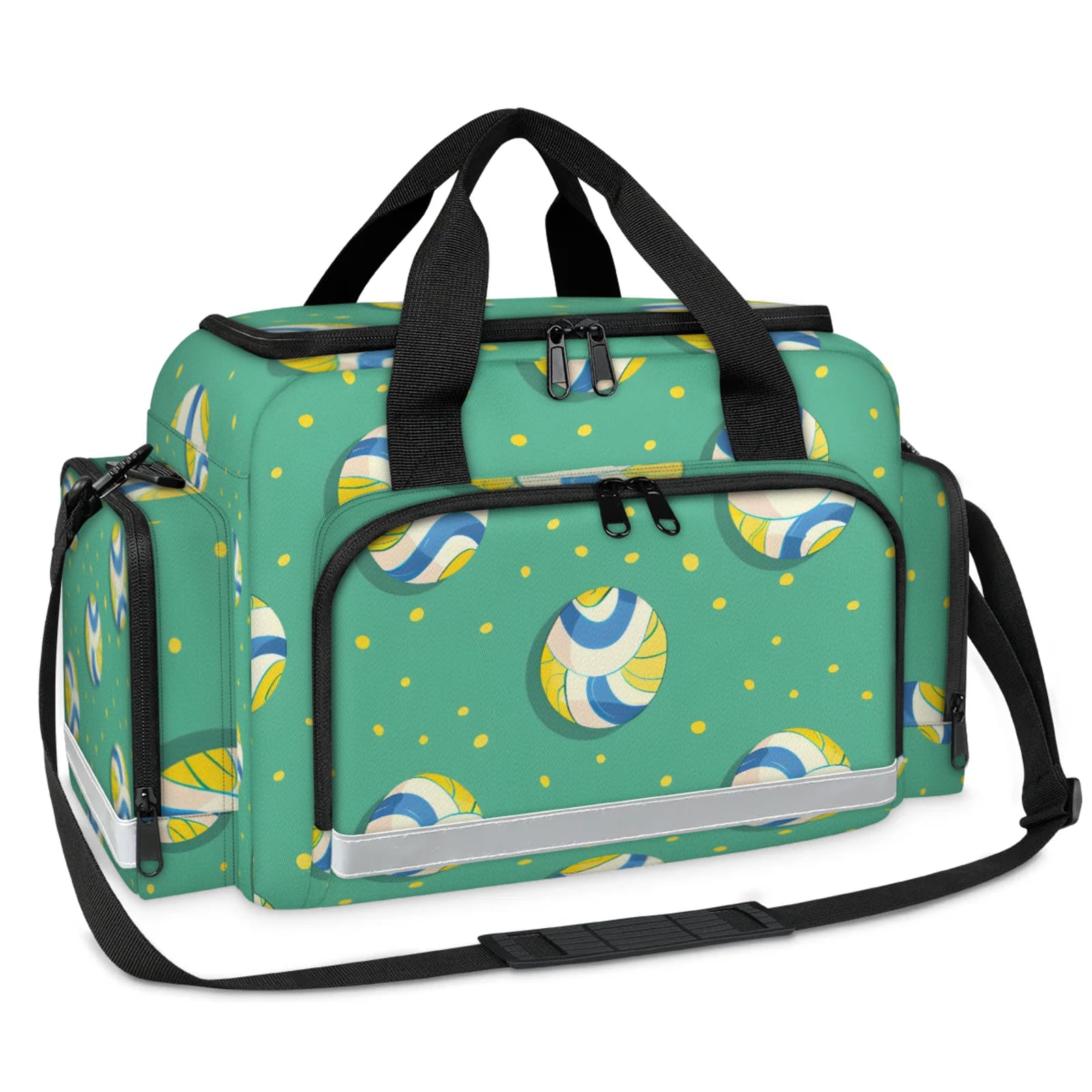 First Aid Bags Empty, Futsal Volleyball Emergency Bag First Aid Kit Multiple Compartment Kit Carrier On Call Trauma Bag for Paramedics Emergency Medical Supplies Kit