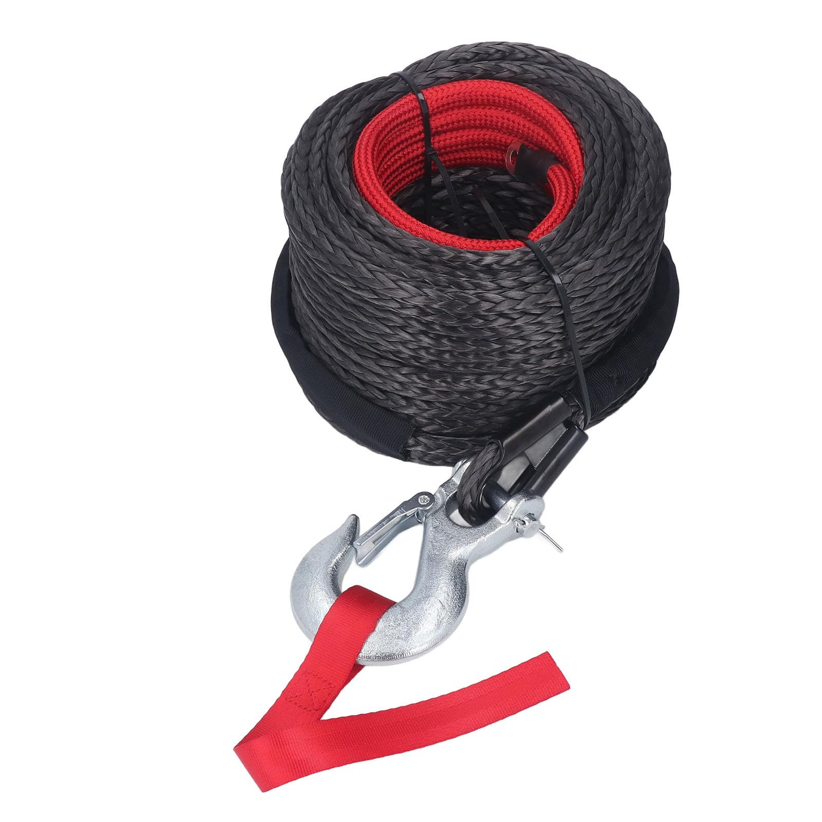 10 Mm X 30 M, Corda in Plastica Resistente, Kit Corda Sintetica con di Trazione di 18.740 Libbre, Kit Cavo Corda Sintetica per Camion Fuoristrada