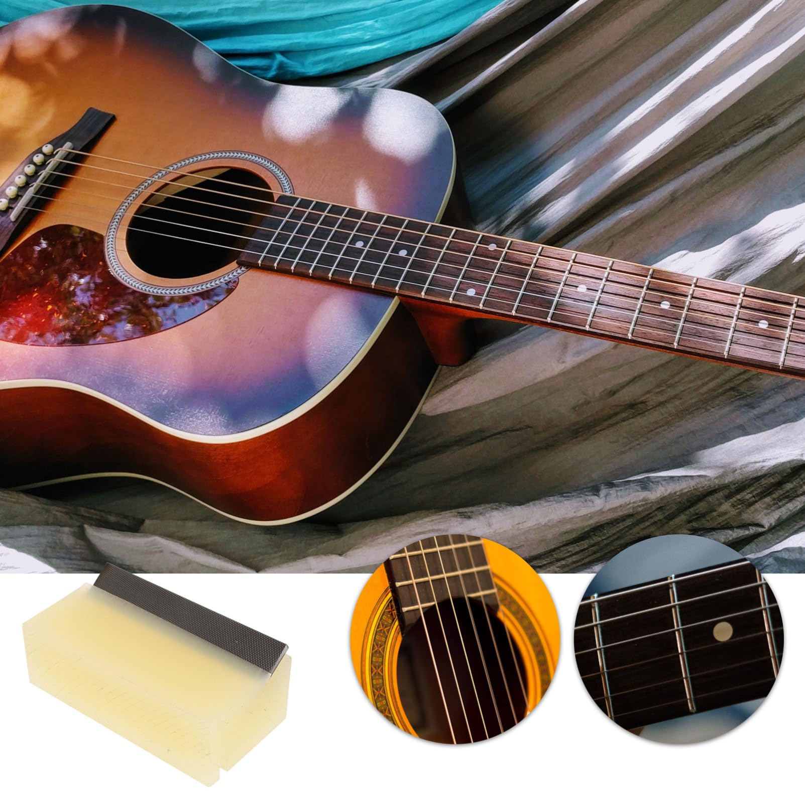 Gitarrenbund Endfeile 36 Grad Bundabrichtefeile für Gitarrenwartung