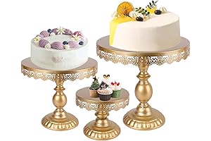 ZOOFOX Golden Cake Stand Set