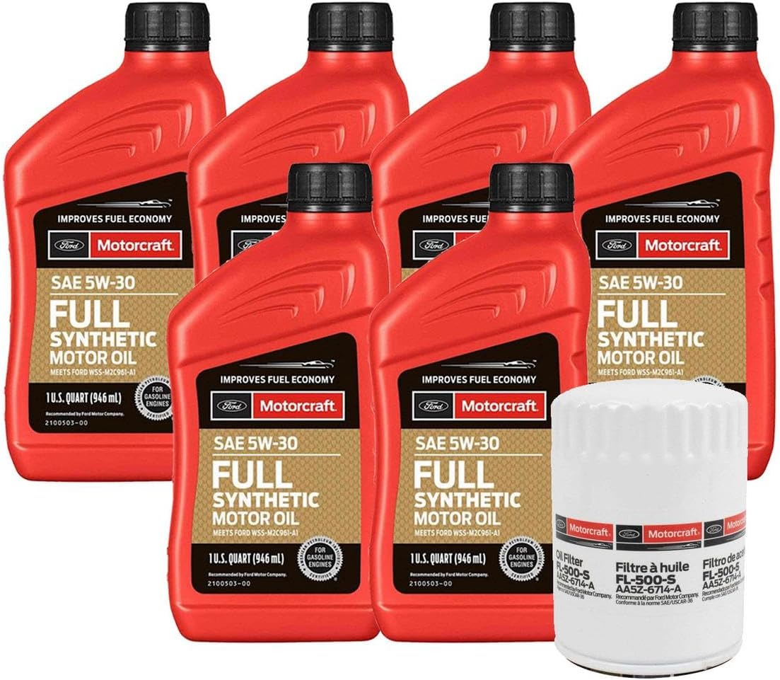 Genuine OEM Engine Oil Change Kit SAE 5W-30 For Lincoln 3.5 5.0 V6 V8