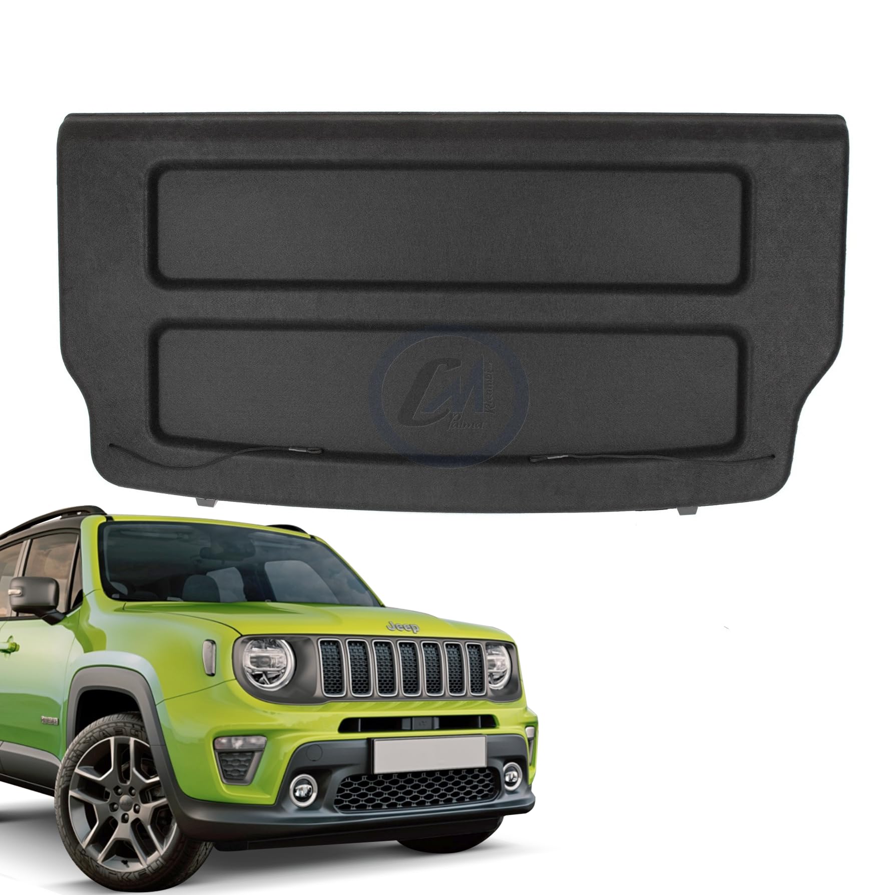 MENSOLA CAPPELLIERA POSTERIORE BAULE COFANO NERA FISSA JEEP RENEGADE DAL 2015