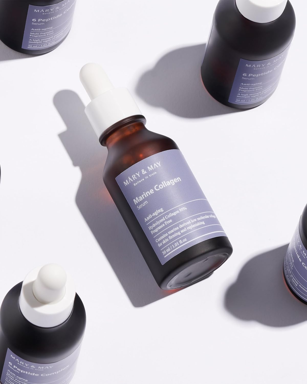 Mary&May Marine Collagen Serum - Hydrolyzed Low Molecular Collagen for Skin Firming and Replenishing, Hydrating - Korean Skincare, Fragrance Free, 1.01 fl.oz. - Image 5