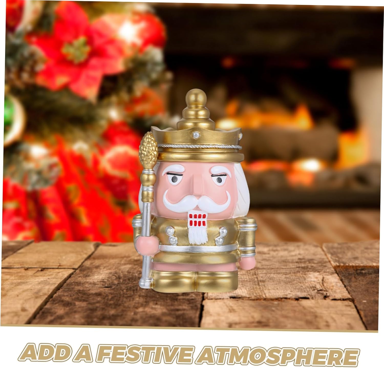 Nutcracker Piggy Bank Cute Coin Holder for Boys and Girls and Adults Portable Savings Box for Home Decor Educational Money Saving Bank Fun Decorative for All Ages