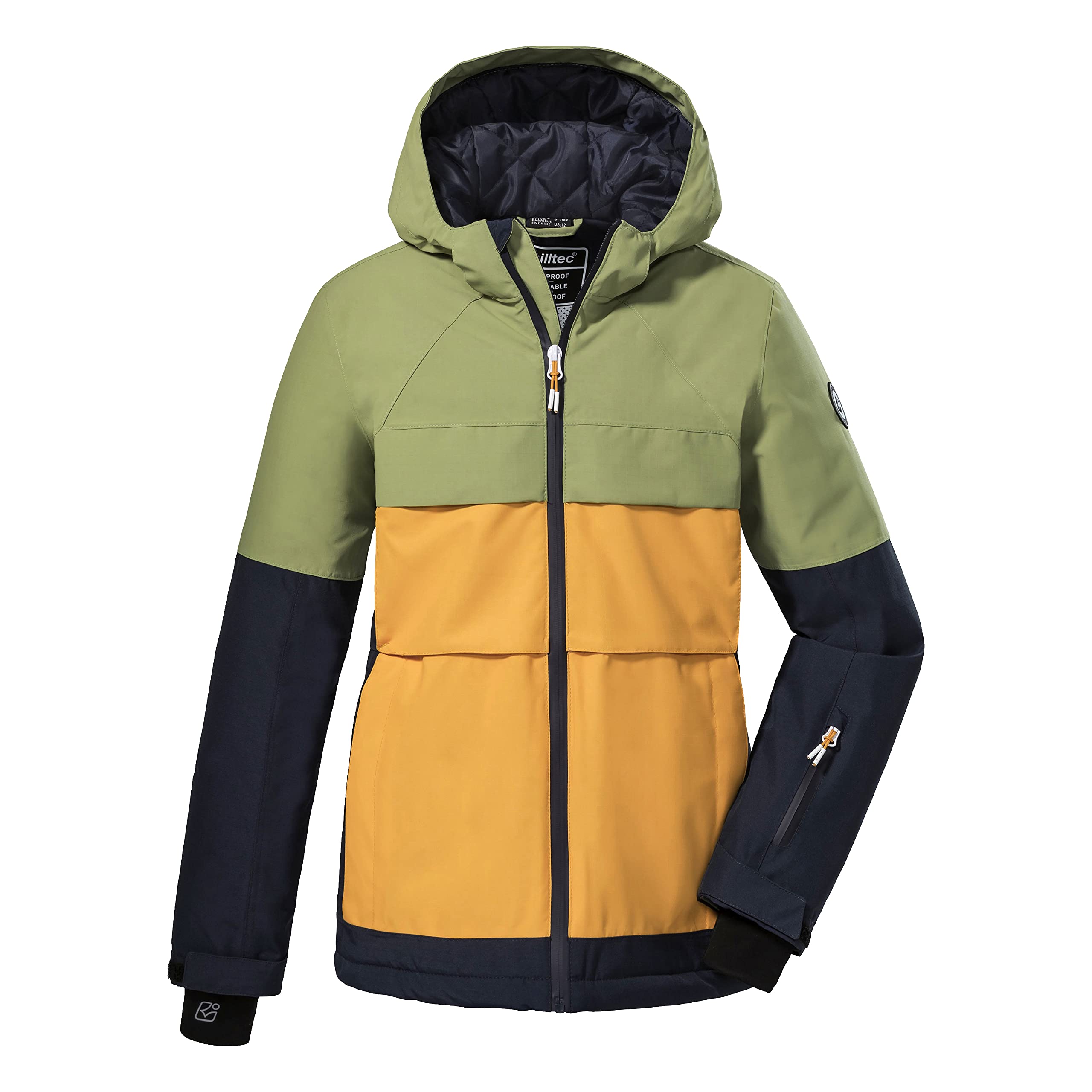 Killtec Mädchen Ksw 173 Grls Ski Jckt Skijacke/Funktionsjacke mit Kapuze und Schneefang