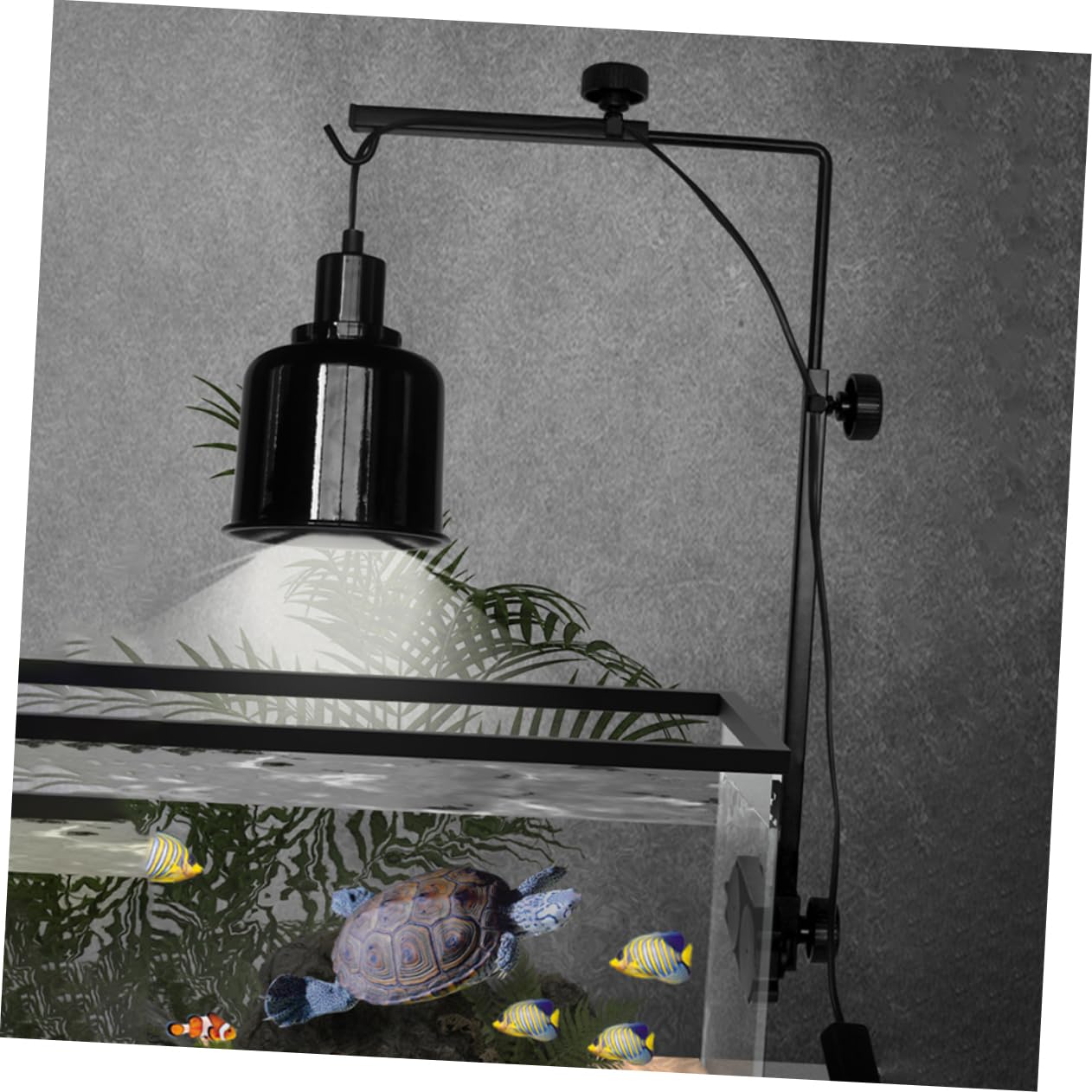 Lampada Per Rettili e Tartarughe Con Supporto Struttura Resistente Per Acquari e Terrari Accessorio Versatile Per Illuminazione Di Animali Domestici
