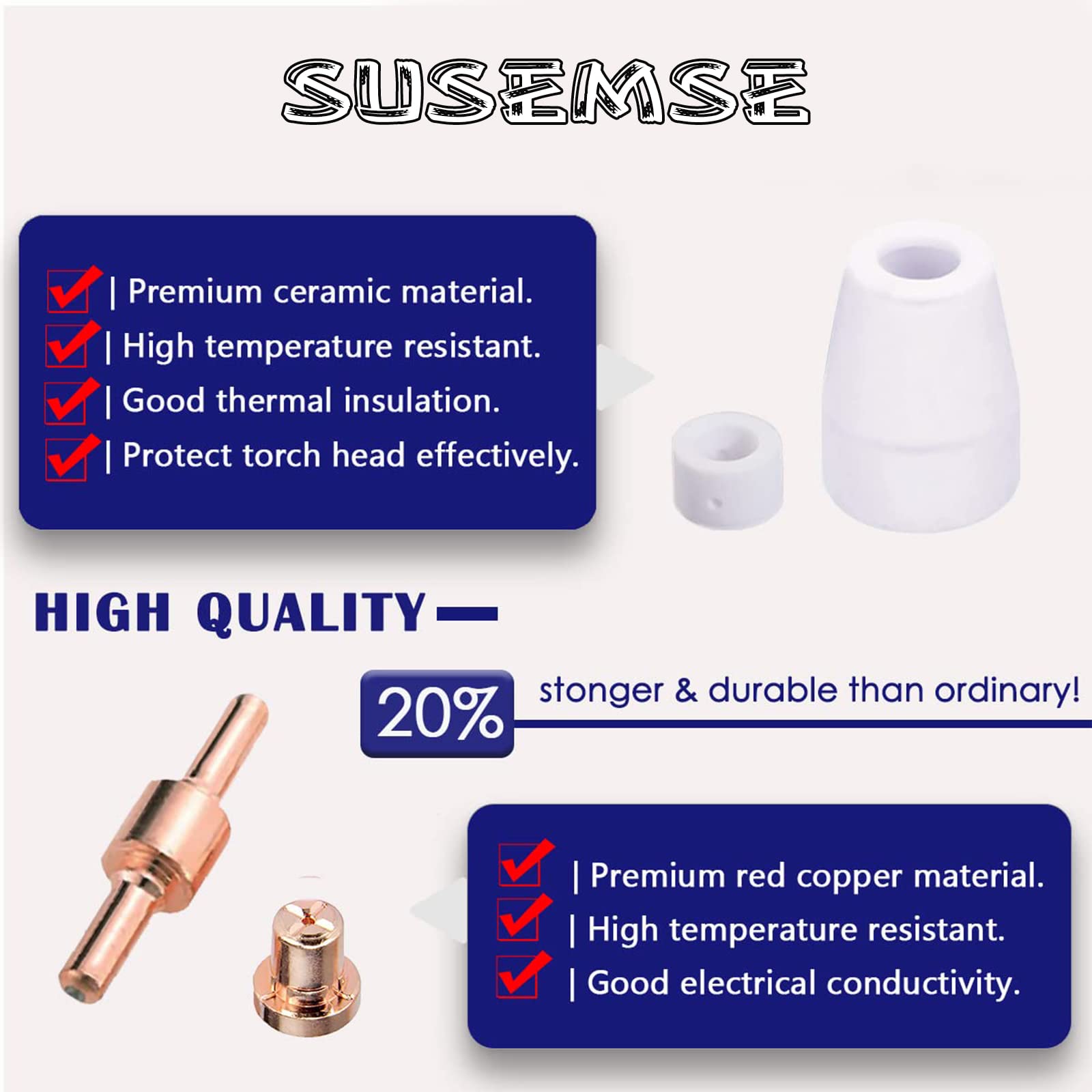 Torcia Per Taglio Al Plasma PT31 - 40A, 3m, Per Taglierine CUT40, CUT50, CUT60, Con Accessori Inclusi