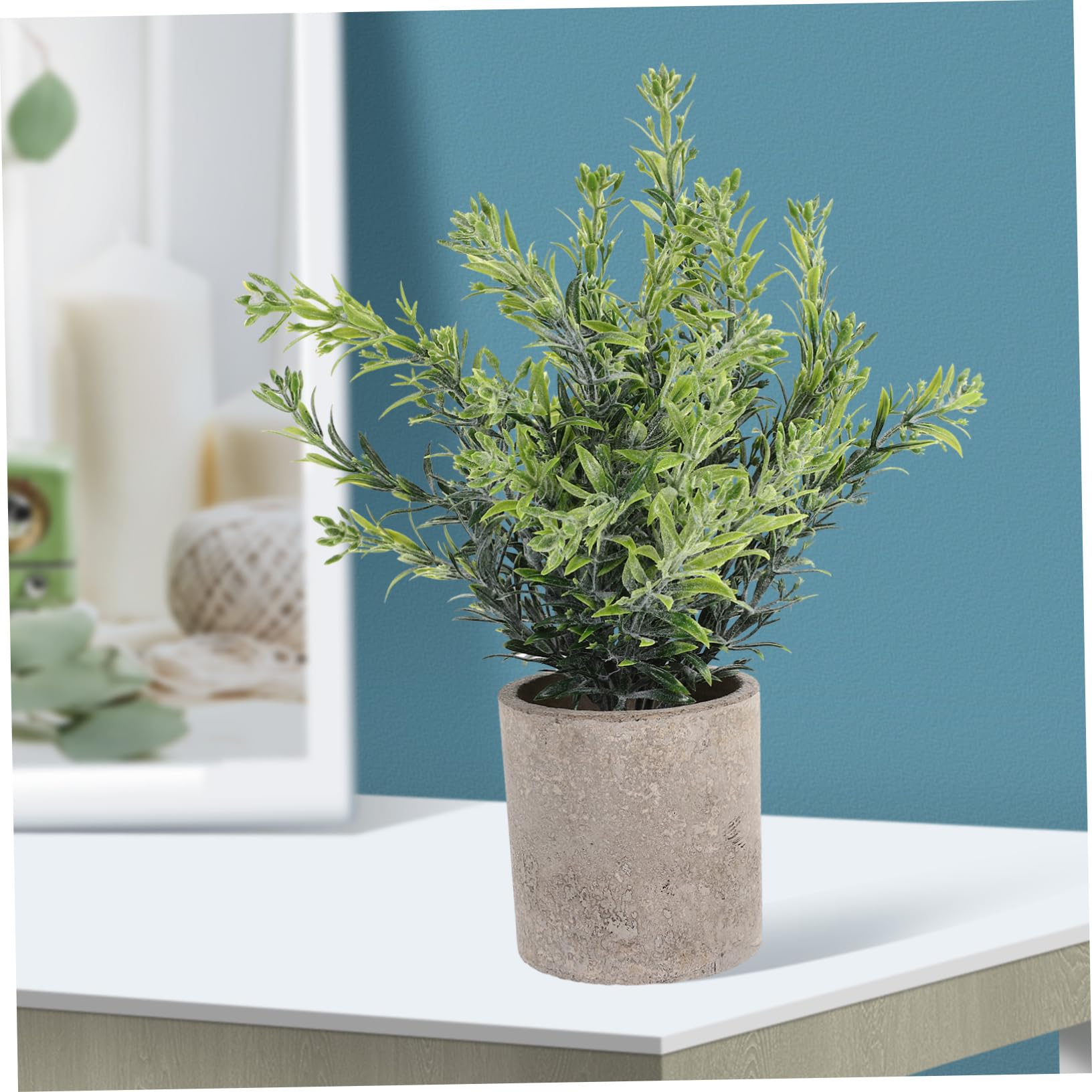 Zerodeko 3pezzi Potted Eucalyptus Per Decorazione Per e Casa Centrotavola Per Spazi