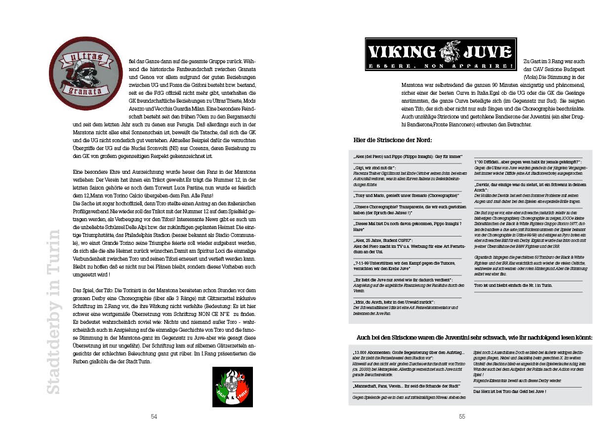 Ultras Italien - passione e mentalità: Josef Gruber - 89 Spiele von 1998 bis 2006. Bildband