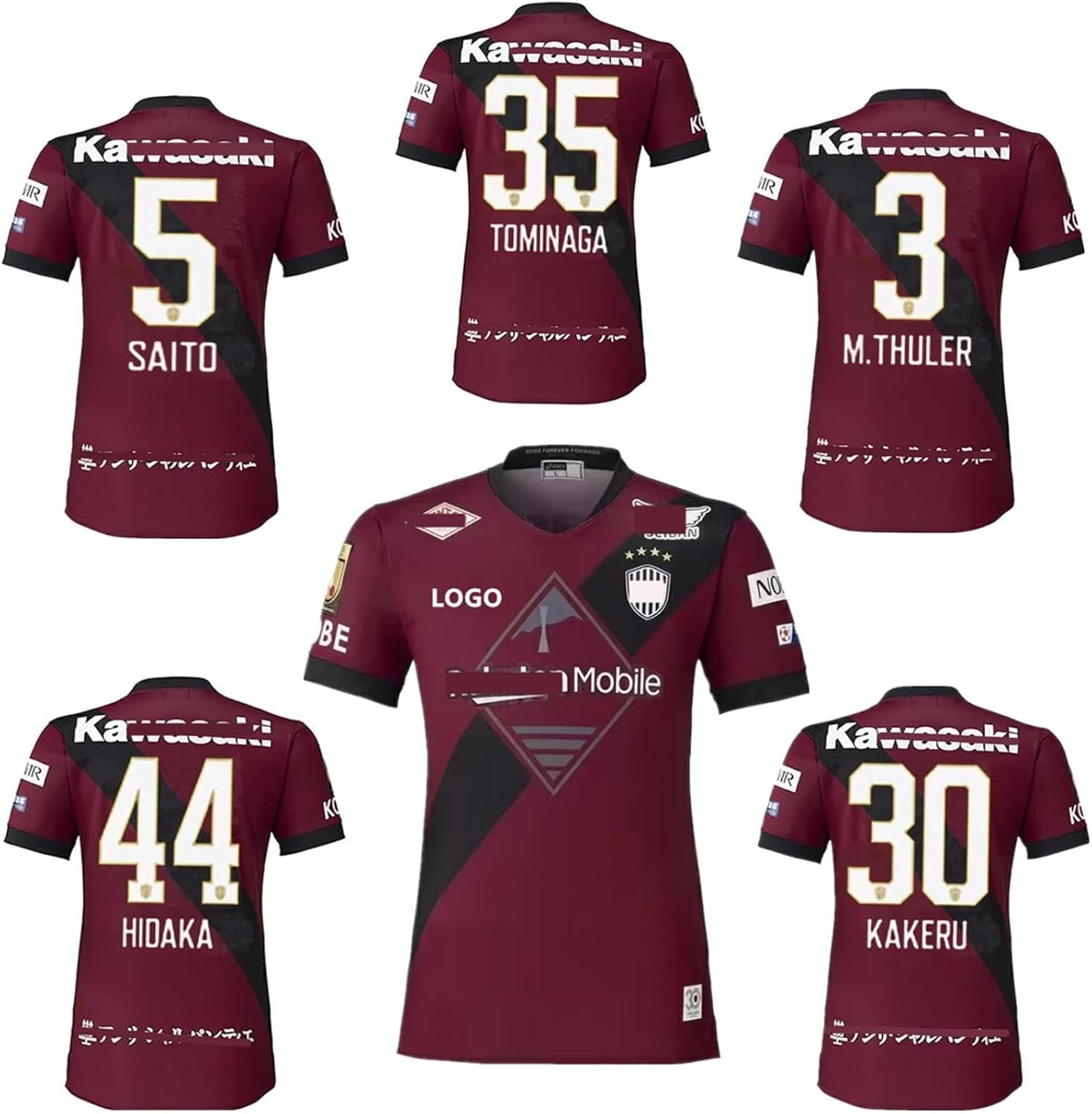 YINGT] 2025シーズン ヴィッセル神戸 サッカー ユニフォーム VISSEL