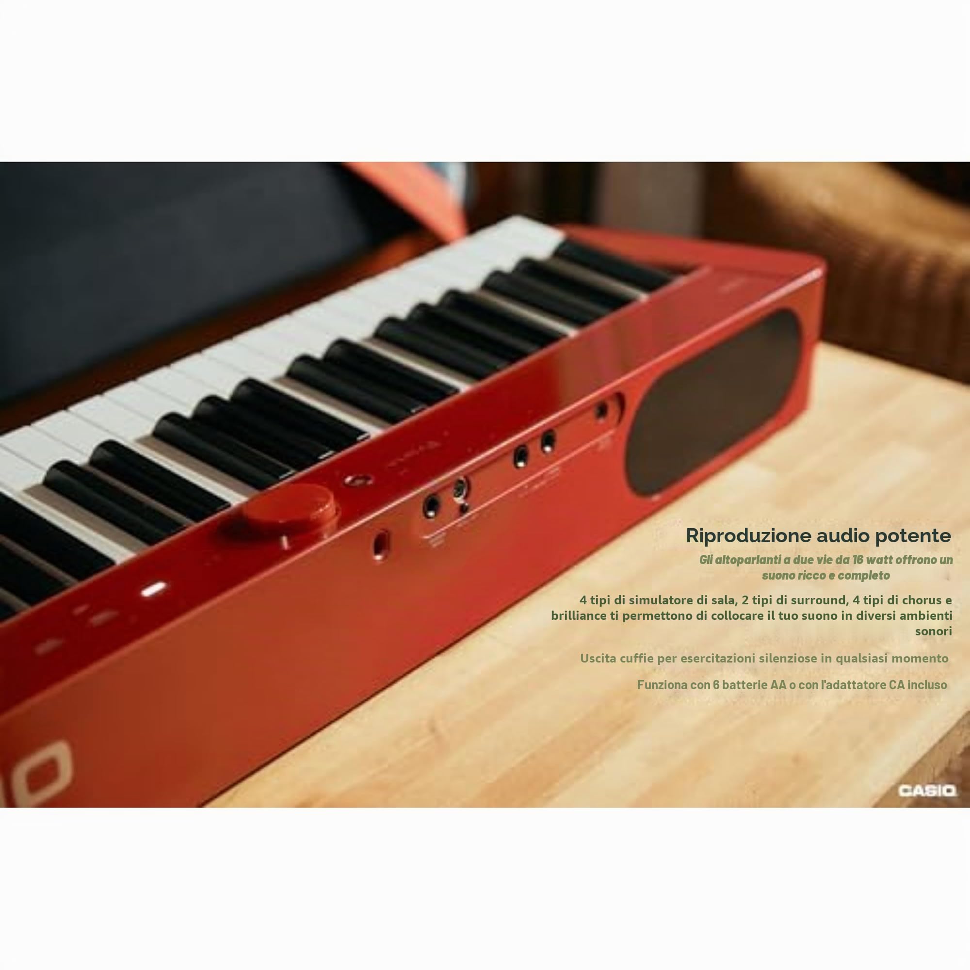 Casio, 88-Key Digital Pianos-Stage (PX-S1100RD)