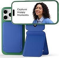 Vista 43 de MOFT Trípode para teléfono con palo selfie para iPhone, soporte de iPhone de múltiples ángulos, soporte de teléfono ligero y portátil, imanes Seafoam